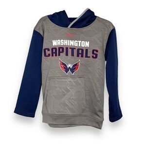 NHL Reebok Washington Capitals Premium Pullover Hoodie Sweatshirt Boy’s Small /8